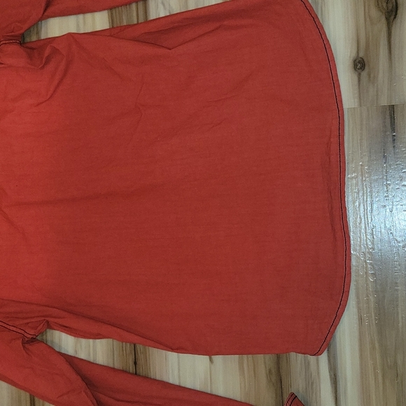 Men's Vintage Red Shade Button Up Shirt - Picture 15 of 16